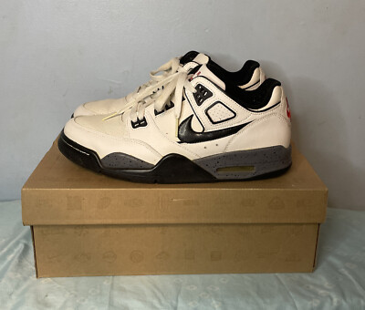 Nike Air Flight Condor Black/White/Grey Basketball Sneaker Size 9   344575-102