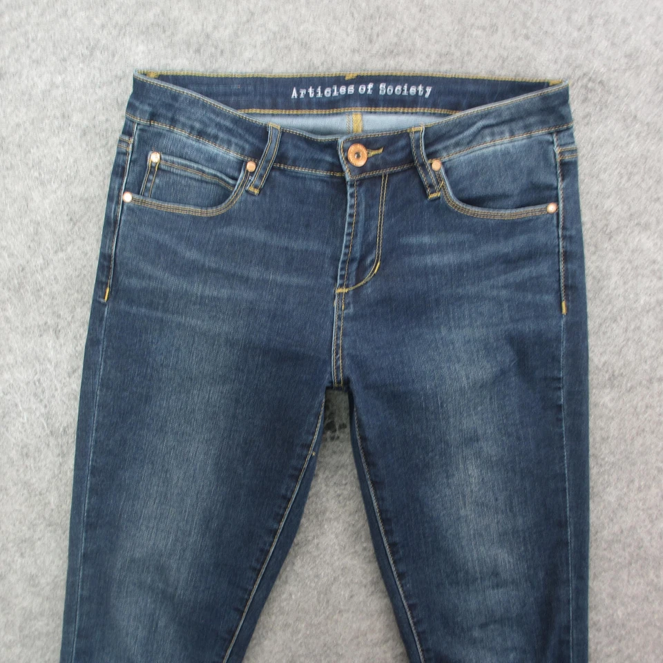 Articles of Society Jeans Women's 26 Blue Dark Wash Jegging Jeans - Image 2 of 4