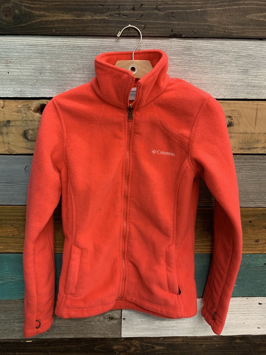 Interchange Columbia Women's Full Zip Fleece Jacket Size Medium