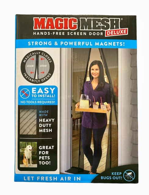 Magic Mesh Deluxe Hands Free Magnetic Screen Door 39