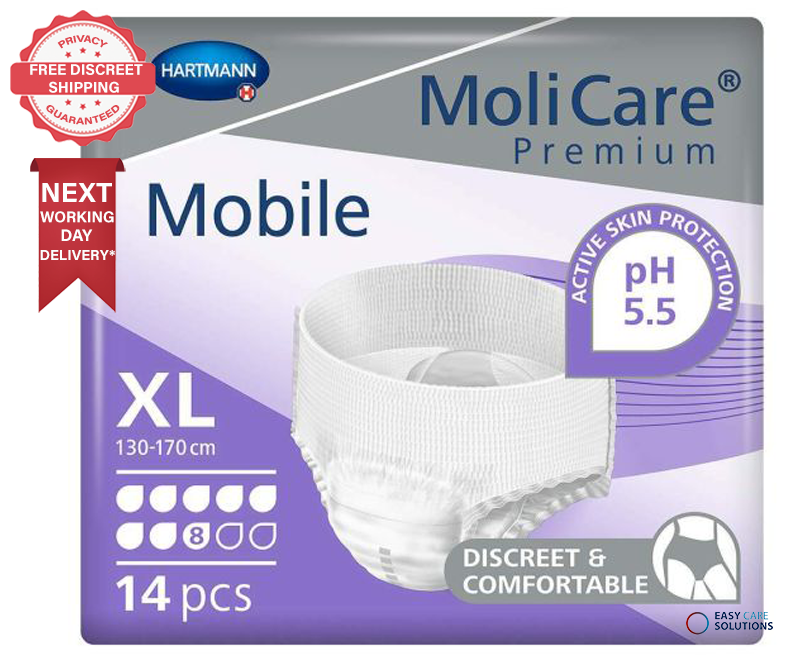 14 x MoliCare Premium Mobile 8 Drops XL | 1 Pack of 14