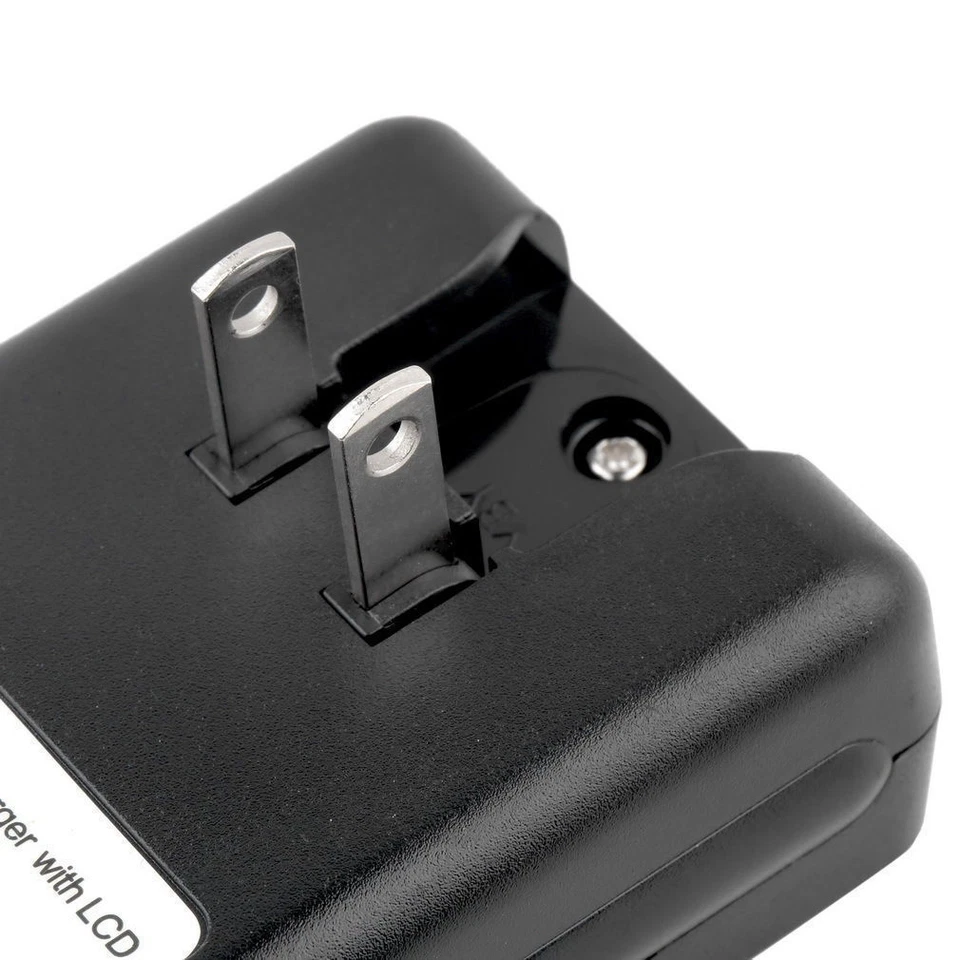 Cargador de Batería Universal Móvil Pantalla Indicadora LCD para Celulares 1 Puerto USB Foto 3 de 4