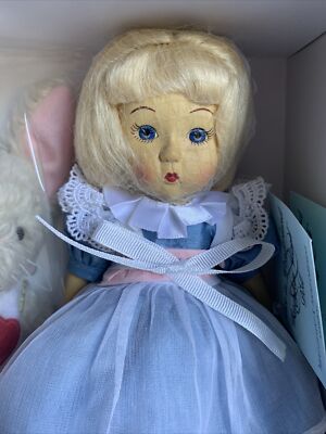 今月のみ！Madame Alexander 猫ロッキングホース不思議の国のアリス Madame Alexander Alice in Wonderland Wendykin Wood Doll 33545 NEW