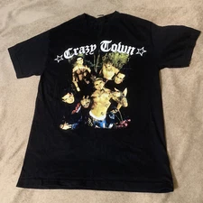 Crazy Town Band Members Black T-Shirt Cotton Full Size Unisex RM215