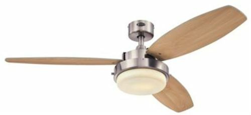 Westinghouse 7209000- Alloy 52" Reversible Plywood 3-Blade Indoor Ceiling Fan