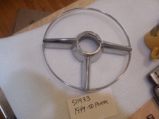 Vintage 1949-1950 Pontiac 511993 Steering Wheel Horn Ring Nice Chrome Vintage 1949-1950 Pontiac 511993 Steering Wheel Horn Ring Nice Chrome