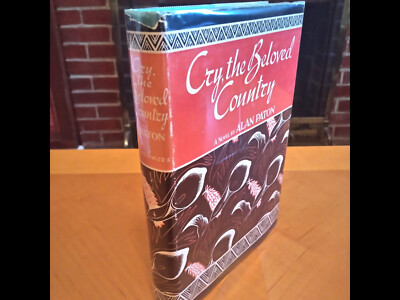 Alan Paton CRY, THE BELOVED COUNTRY Early Edition HC w/ Dust Jacket 1950