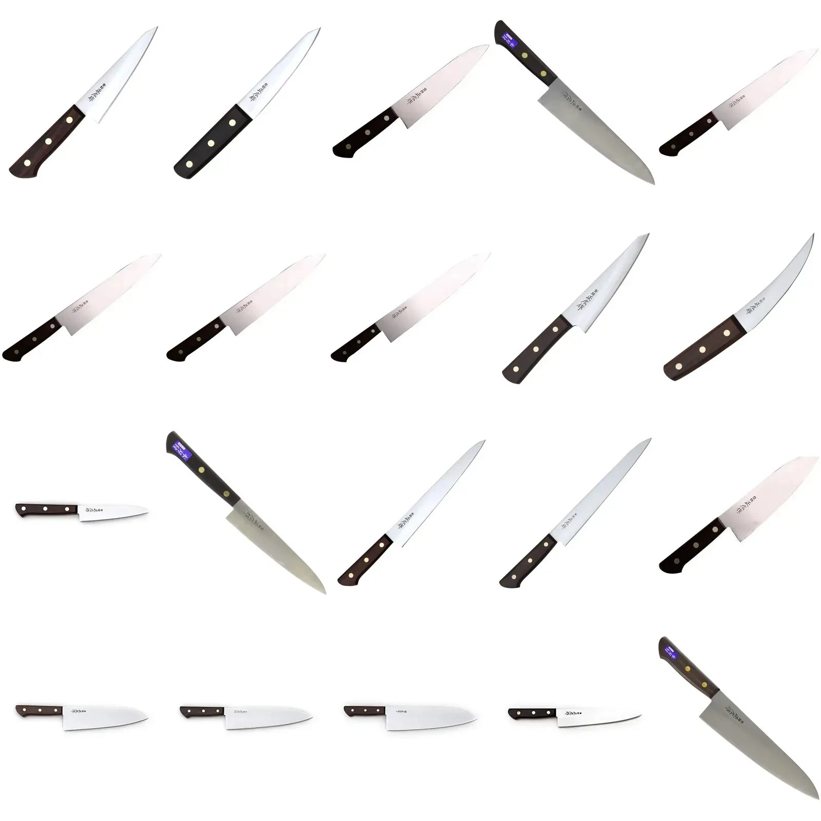 Masahiro Kitchen Knives Petty Santoku Gyuto Deba Boning 120-360mm From Japan