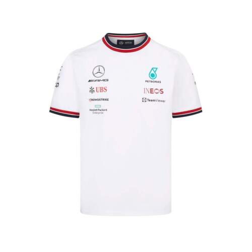 T-shirt bambino ragazzo kid Mercedes AMG Petronas F1 Team 2022 Bianco - Afbeelding 1 van 2