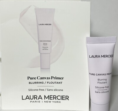 Laura Mercier Pure Canvas Primer Hydrating Silicone-Free 5ml Travel Size NEW!