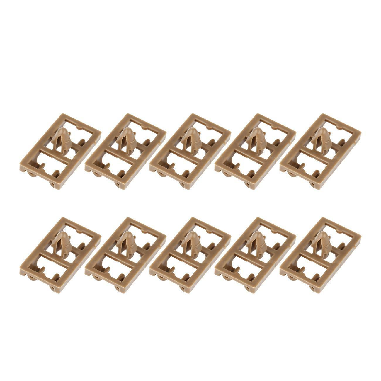 10Pcs 51337052945 For BMW X5 Door Seal Clip Brown Lower E53 20002006