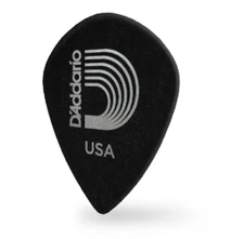 10 Black Ice Guitar Picks Heavy 1.0mm Duralin 3DBK6-10 D'Addario Planet Waves