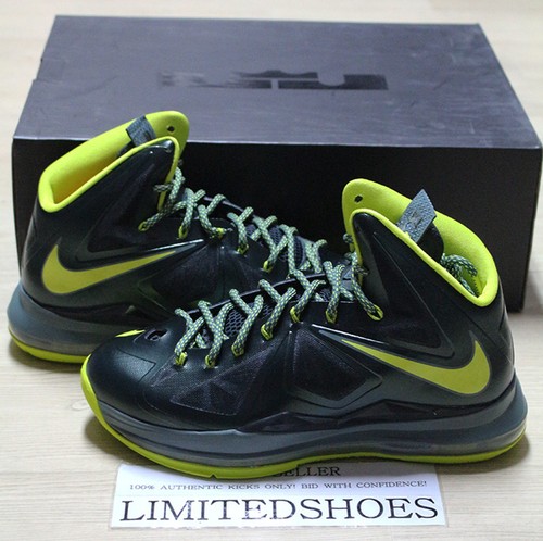 NIKE LEBRON X 10 DUNKMAN SEAWEED GREEN 
