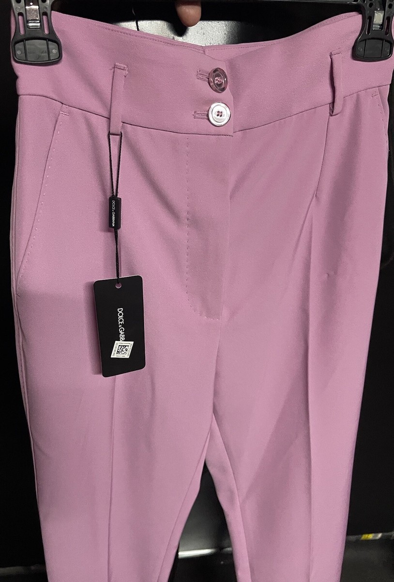 パンツ DOLCE  GABBANA Women Pants FTC11TIS1XJHN5IY Pink DOLCE & GABBANA Tailored Pink Trousers Strait Pants Size