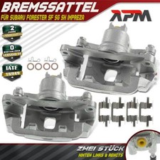2x Bremssattel mit Halter Hinten L+R 38mm für Subaru Forester SF Impreza GG GD