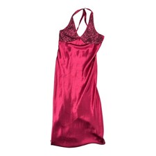 Oscar De La Renta Women's Pink Label M Medium Maxi Nightgown Coquette