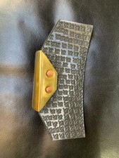 Maniglia singola ottone brass vintage anni 50/60 modernariato porta midcentury