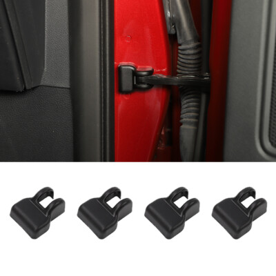 4X Side Door Stopper Buckle Cover Protect Trim for Ford F150 2021-24 Accessories