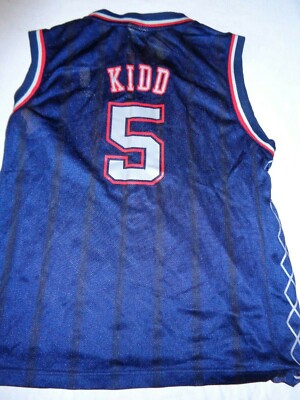 希少品 Reebok NBA NETS 5 KIDD Jersey Kids L Reebok JASON KIDD No. 5 NEW JERSEY NETS (Youth LG) Jersey | eBay