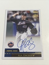 R.A. Dickey Rookie Cards and Autograph Memorabilia Guide 12