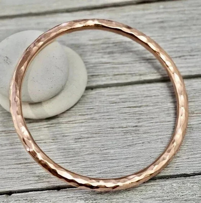 1 Pc Pure Copper Bangles Men Women Bracelet Bangle, Healing Bangles Plain Solid