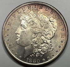 1880 S United States Morgan Silver Dollar - Mint Brilliance