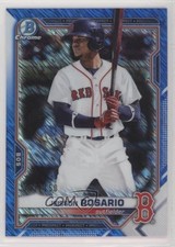 2021 Bowman Chrome Prospects Blue Shimmer Refractor 117/150 Jeisson Rosario s3g