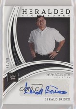2022 Panini Immaculate WWE Heralded Signatures 71/99 Gerald Brisco Auto 1u6