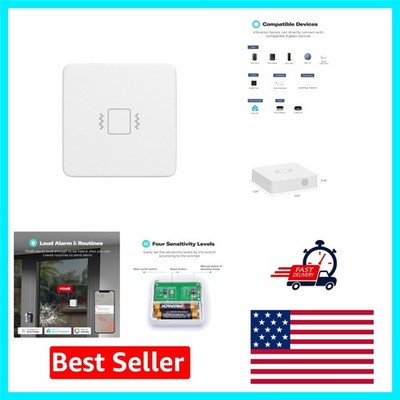Versatile Smart Vibration Sensor with Long Battery Life & Zigbee Integration
