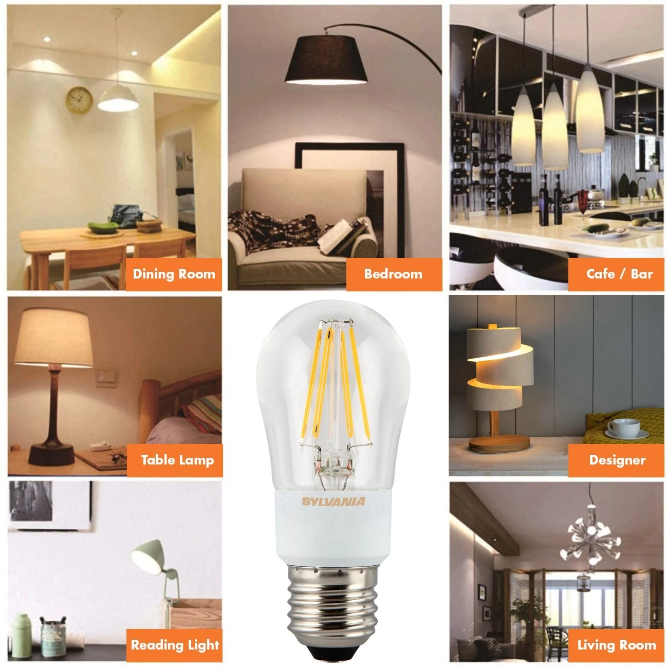 Sylvania E27 Mini Globe LED Bulb packaging