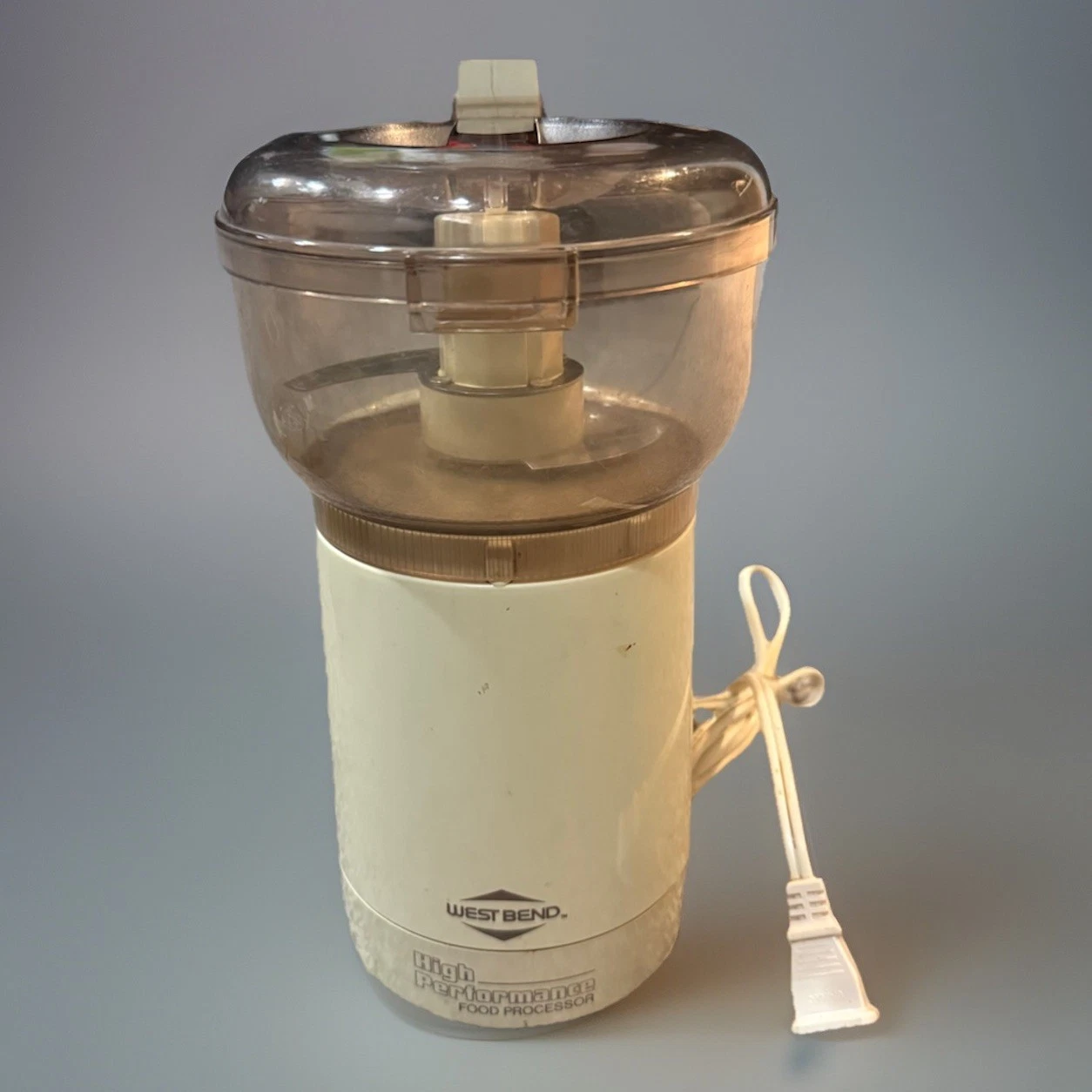 Vintage West Bend Food Processor 6500 Chopper Slicer High Performance All Pieces