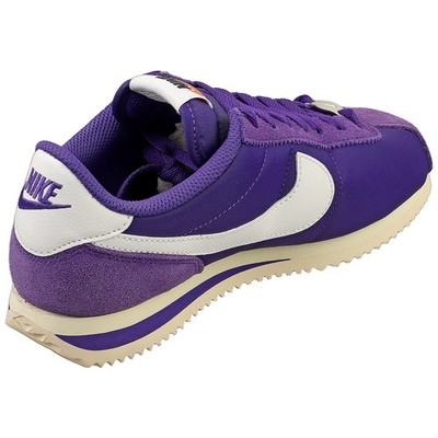 Nike Cortez Womens Fashion Sneakers in Purple White | eBay