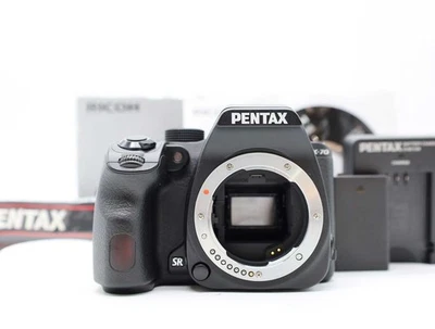 Cámara digital Pentax K-70 24 MB SLR negra 6840 disparos con caja [como... - Imagen 1 de 4