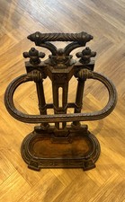 Cast Iron Walking Stick Stand or Umbrella Stand, Victorian, has Lozenge mark.