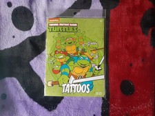 TEENAGE MUTANT NINJA TURTLES Savvi 25 temporary tattoos BRAND NEW Kids Age 4 