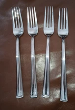 DANSK ORION STAINLESS DINNER FORKS LOT 4 PC