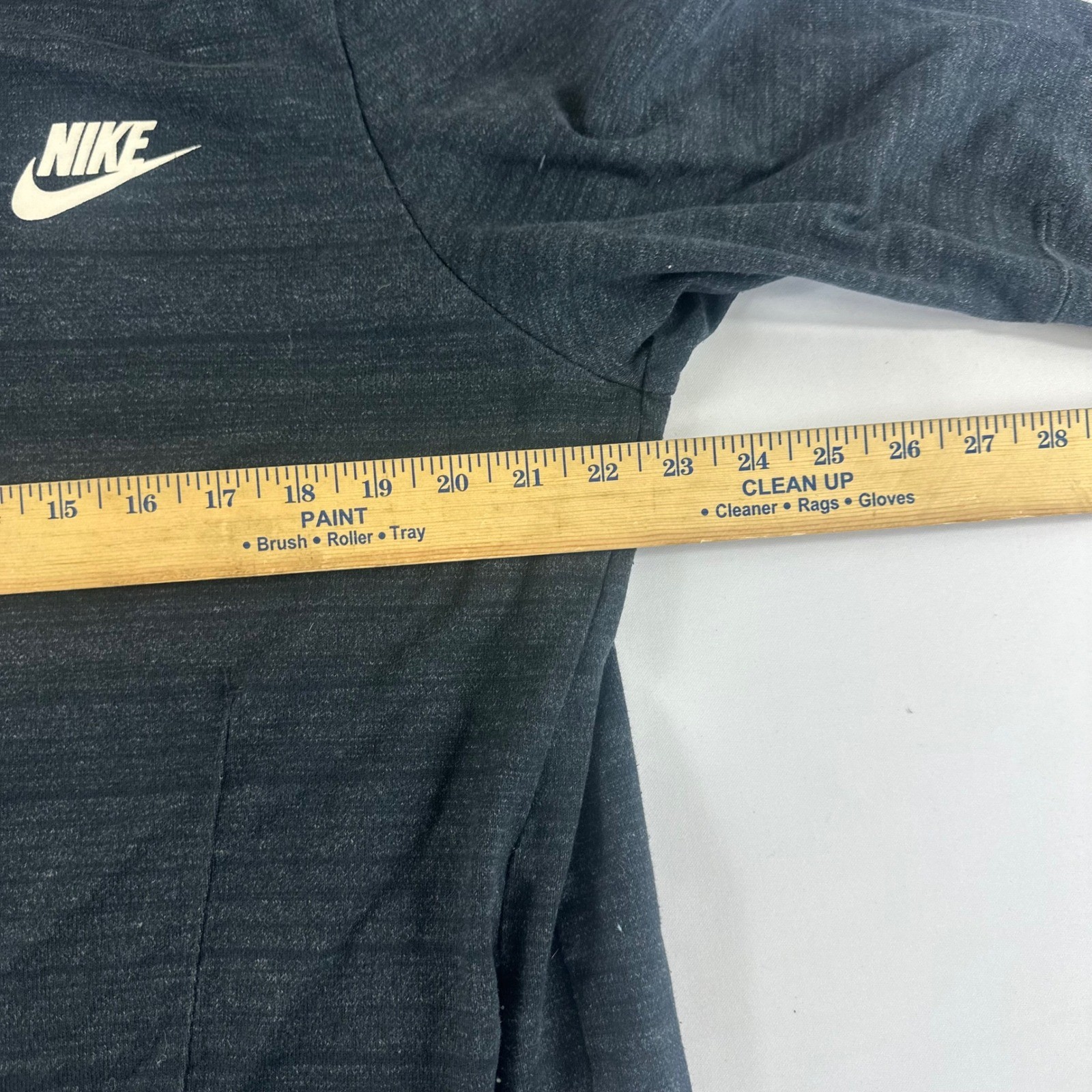 Nike Youth XL Full Zip Hoodie Therma Fit Charcoal Black