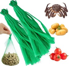 100Pcs Produce Mesh Bags,20 Inch Seafood Boil Bags Packing Supplies Net,Reusable