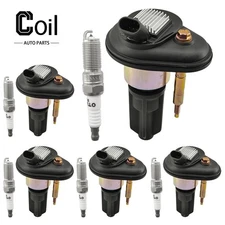 5pcs Ignition Coil and Spark Plug For Canyon GMC L5 3.5L 2004-2006