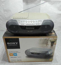 Sony Boombox: Model CFD-S05, CD Player, Radio, Cassette, Auxiliary Input