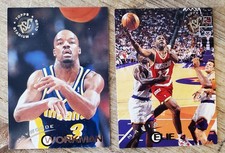 Lot de 2 Cartes Basket-ball NBA Topps Stadium Club 1994/94 n°14 Mario Elie et...