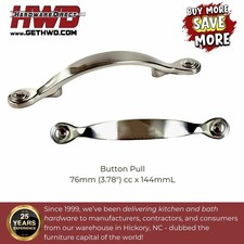 Cabinet Pulls Brushed Nickel 3"cc Traditional Handle Kitchen Bath Hardware HWD