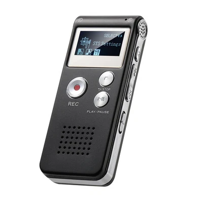 BRANDED Lecture Digital Voice Recorder Dictaphone Audio MP3 Sound Mini Spy Recorder Mic