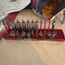 Lot Of Snap On 1/4 In Drive 6 Point Socket