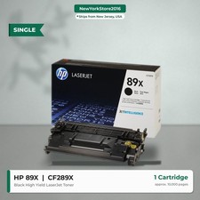Genuine HP 89X LaserJet Toner Cartridge - Black CF289X Pack of 1