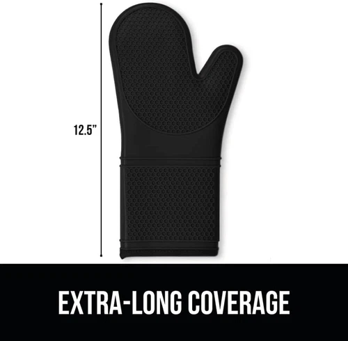 GORILLA GRIP BPA-Free Soft Silicone Oven Mitts - Thumbnail 5