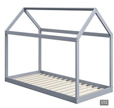 Single Bed Frame, House Scandinavian Style Wooden Bed Frame for 90W x 190Dcm