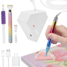 Electric Diamond Art Painting Pen - Vacuum Diamond Painting Pen Kits with Sto...