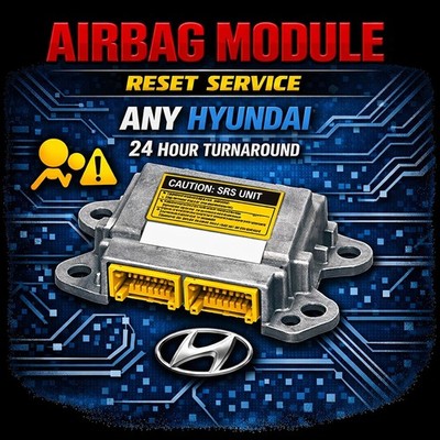 SRS Module Reset Service For All Hyundai