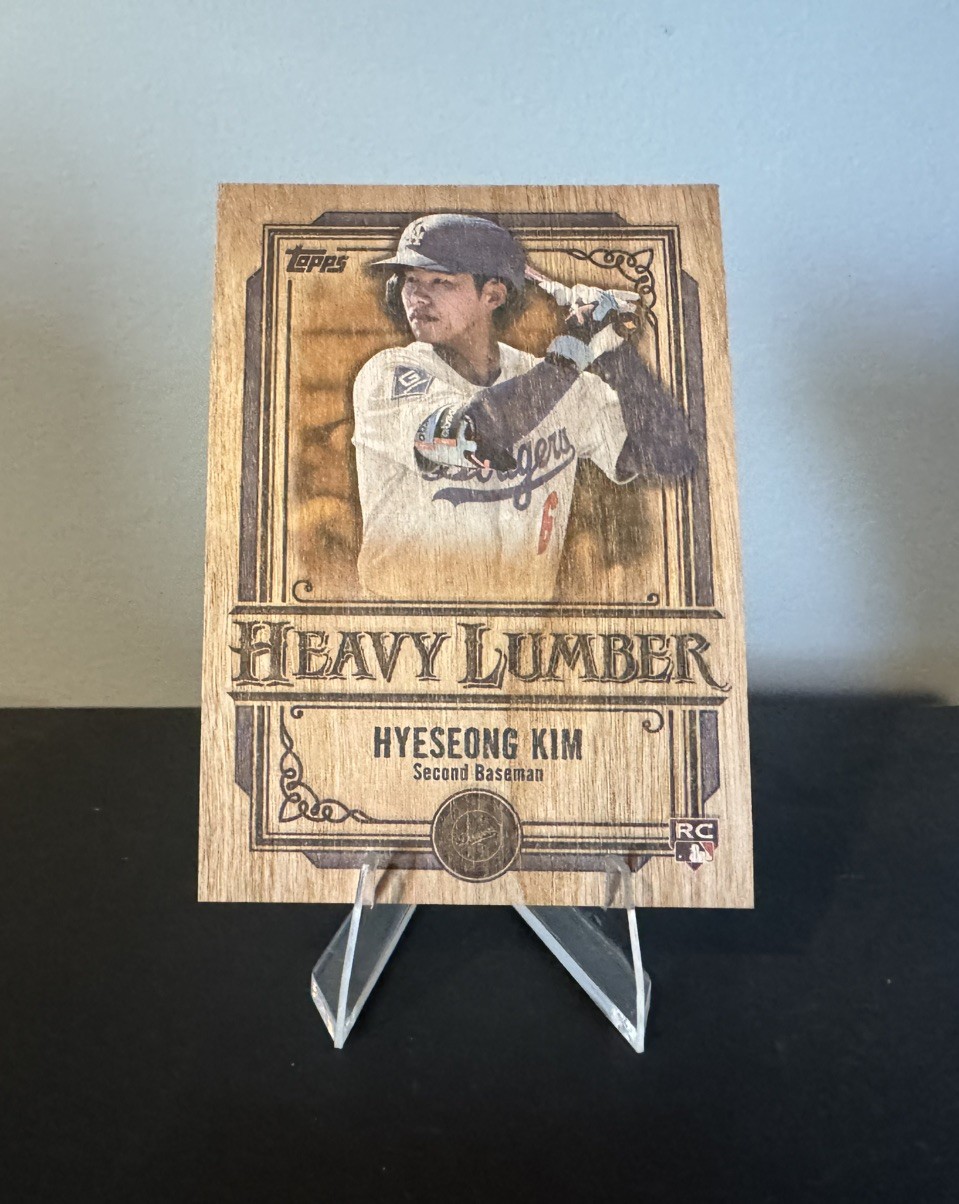 2025 Topps Update Hyeseong Kim Heavy Lumber SSP Case Hit